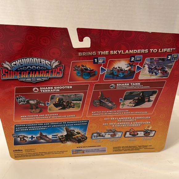 Skylanders SuperChargers Combo pack Shark Shooter Terrafin & Tank - Picture 2 of 4